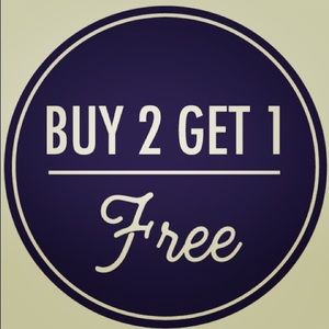 But two items and get one free!